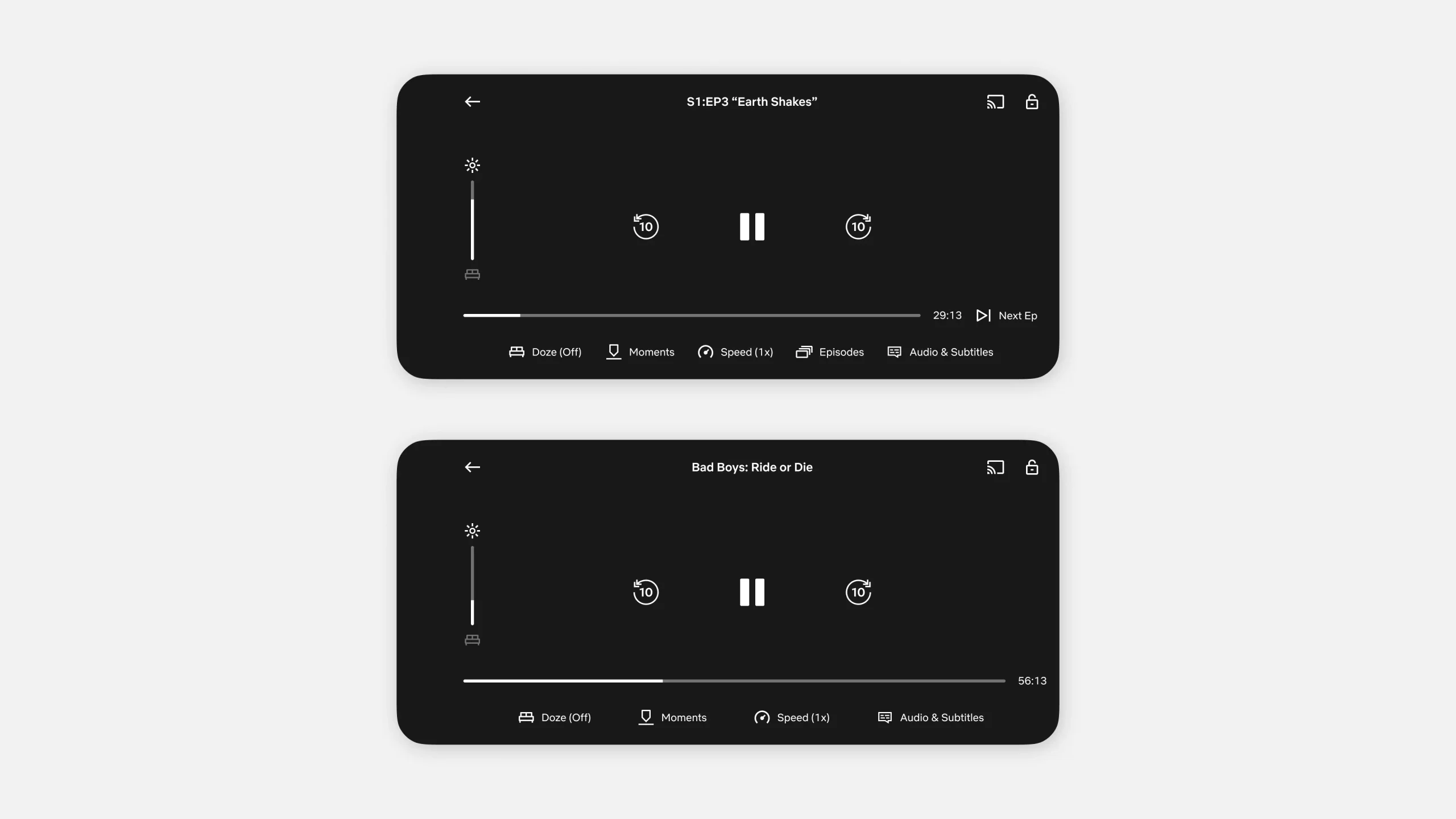 doze_series vs movies